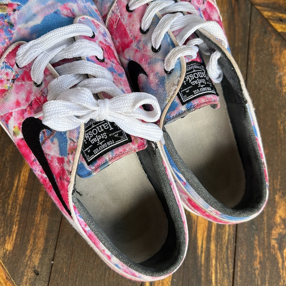 Nike Zoom Stefan Janoski Cherry Blossom Canvas Premium Sneakers Sz 9 - Picture 13 of 13